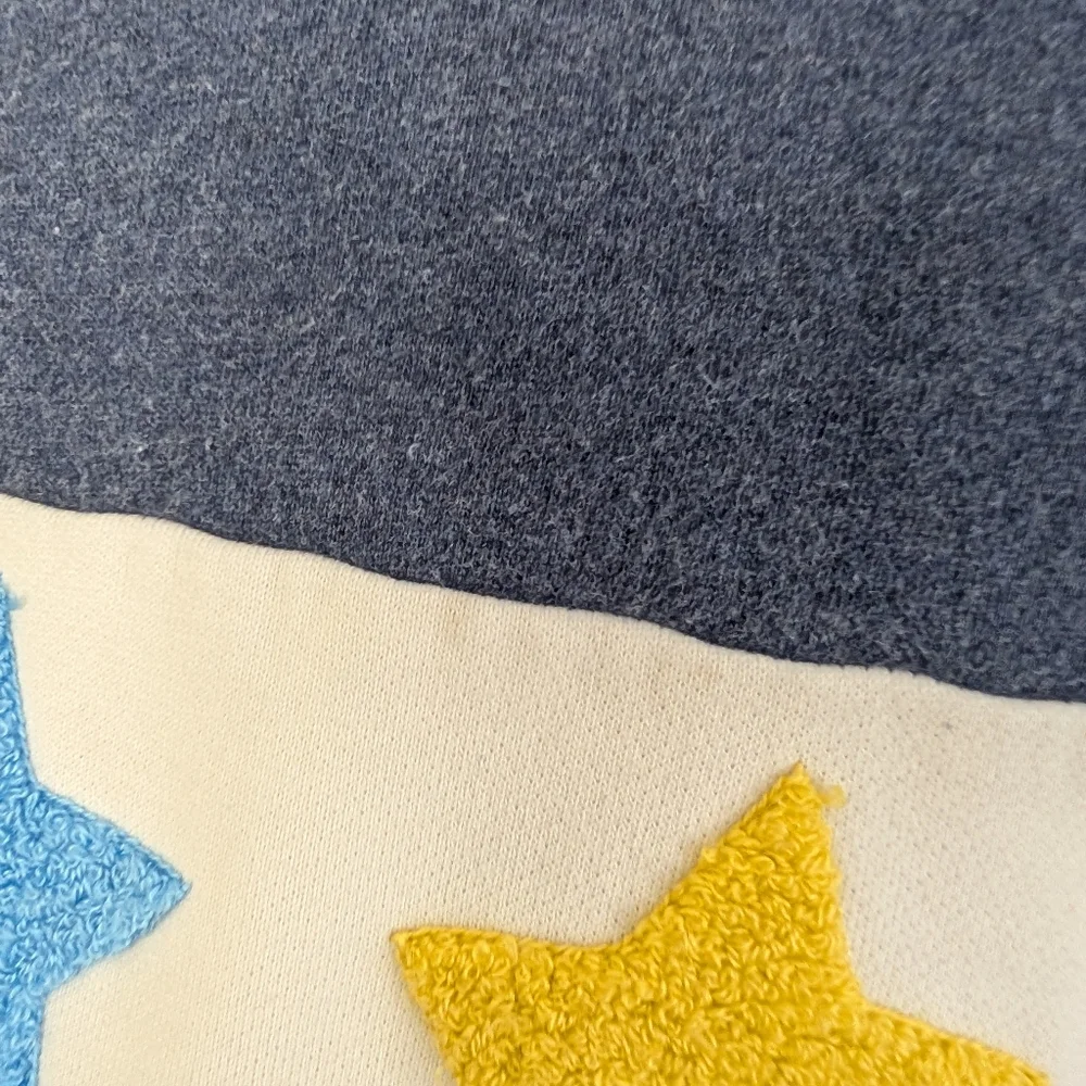 Mini Boden Sweatshirt Hoodie Dress Stars Rainbow 11-12 Years